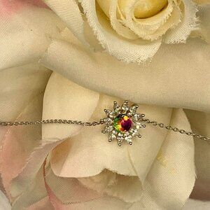 .925 Sterling Silver Pendant Necklace 925 Stamped 18 inch New in Gift Box